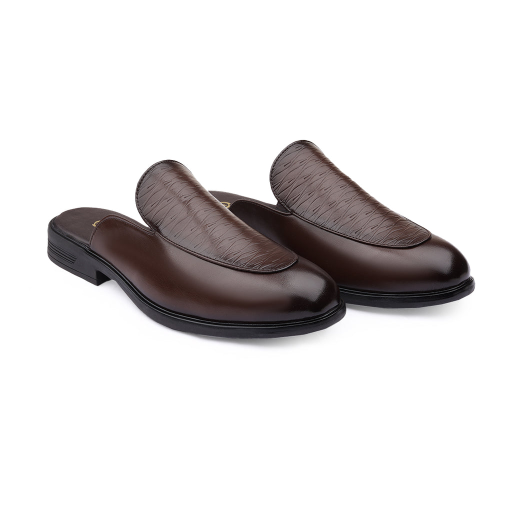 BAXXICO Luxury Slip On Mule Shoes for Smart Casual & Party Looks