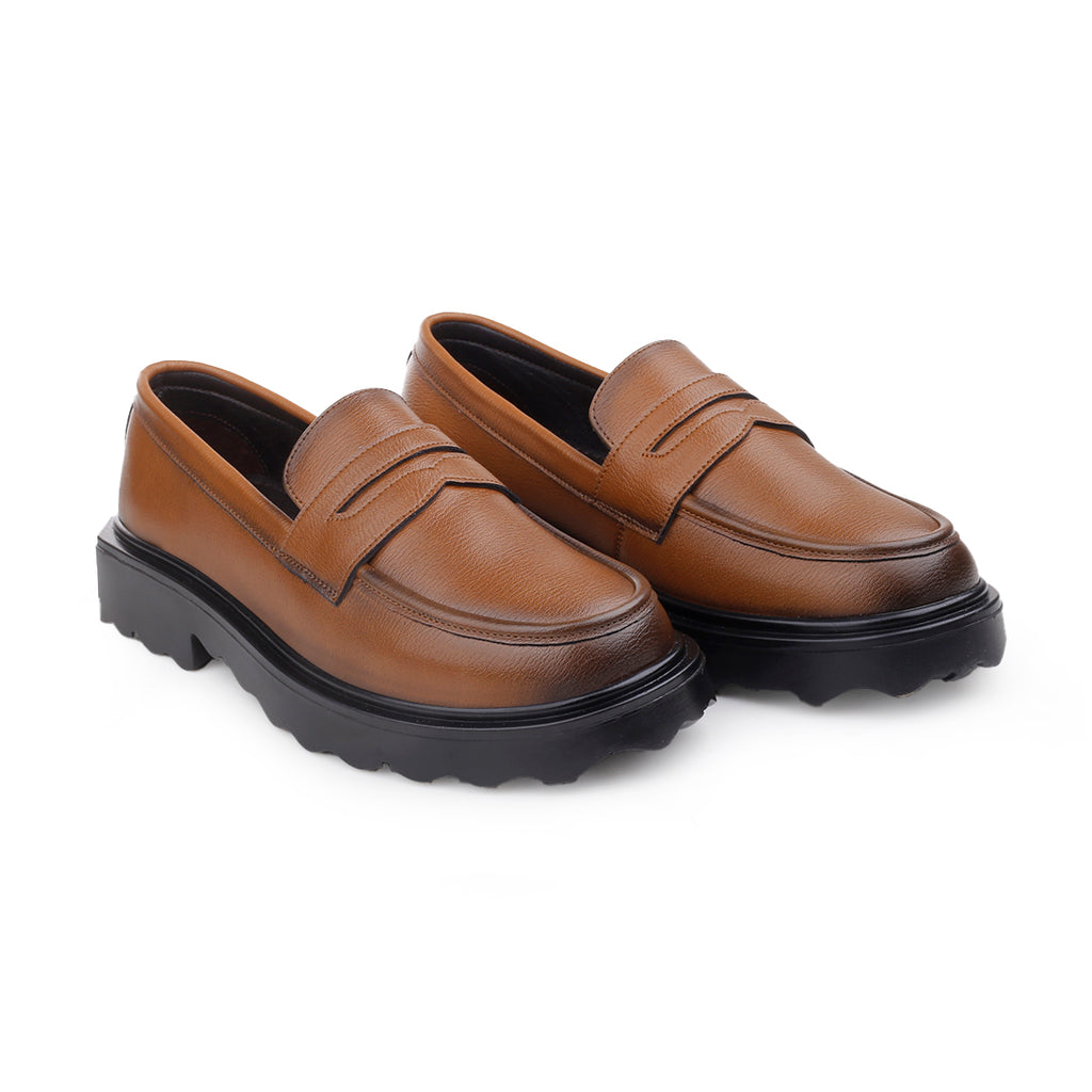 BAXXICO Stylish Black Loafers Crafted for Comfort & Bold Personality