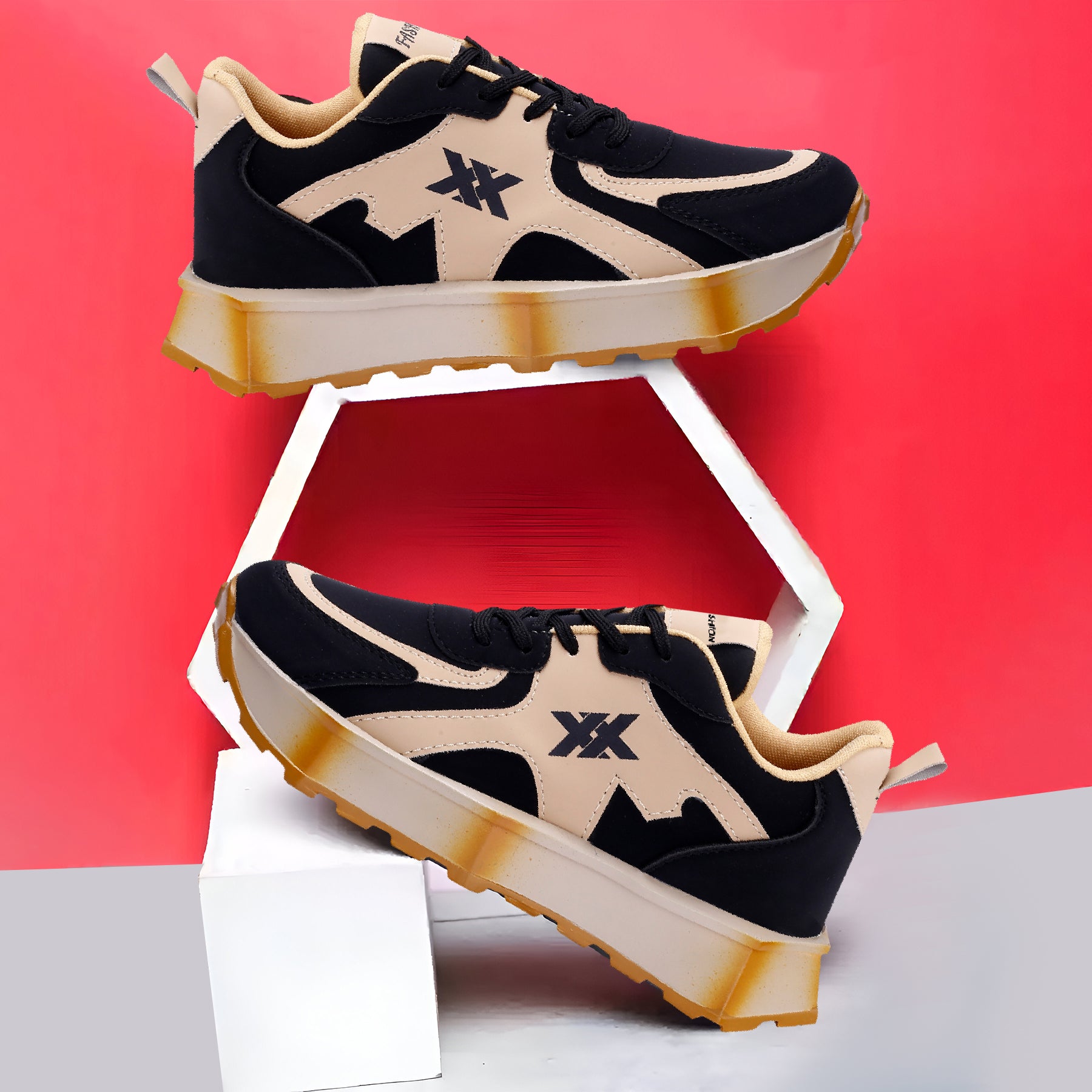Baxxico High-end Fashionable Sole Lace up Designer Casual Shoes for Men