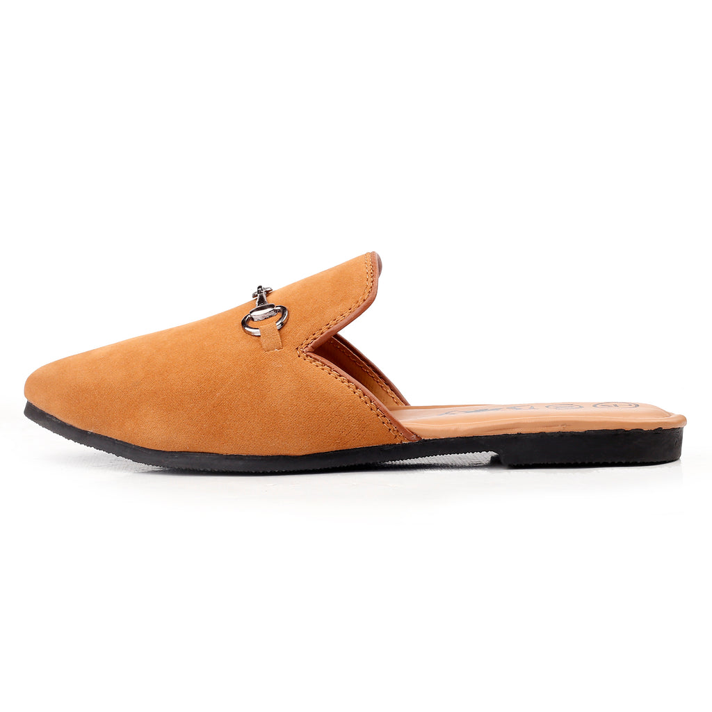 BAXXICO Mens Suede Material Latest Stylish Slip-on Mules