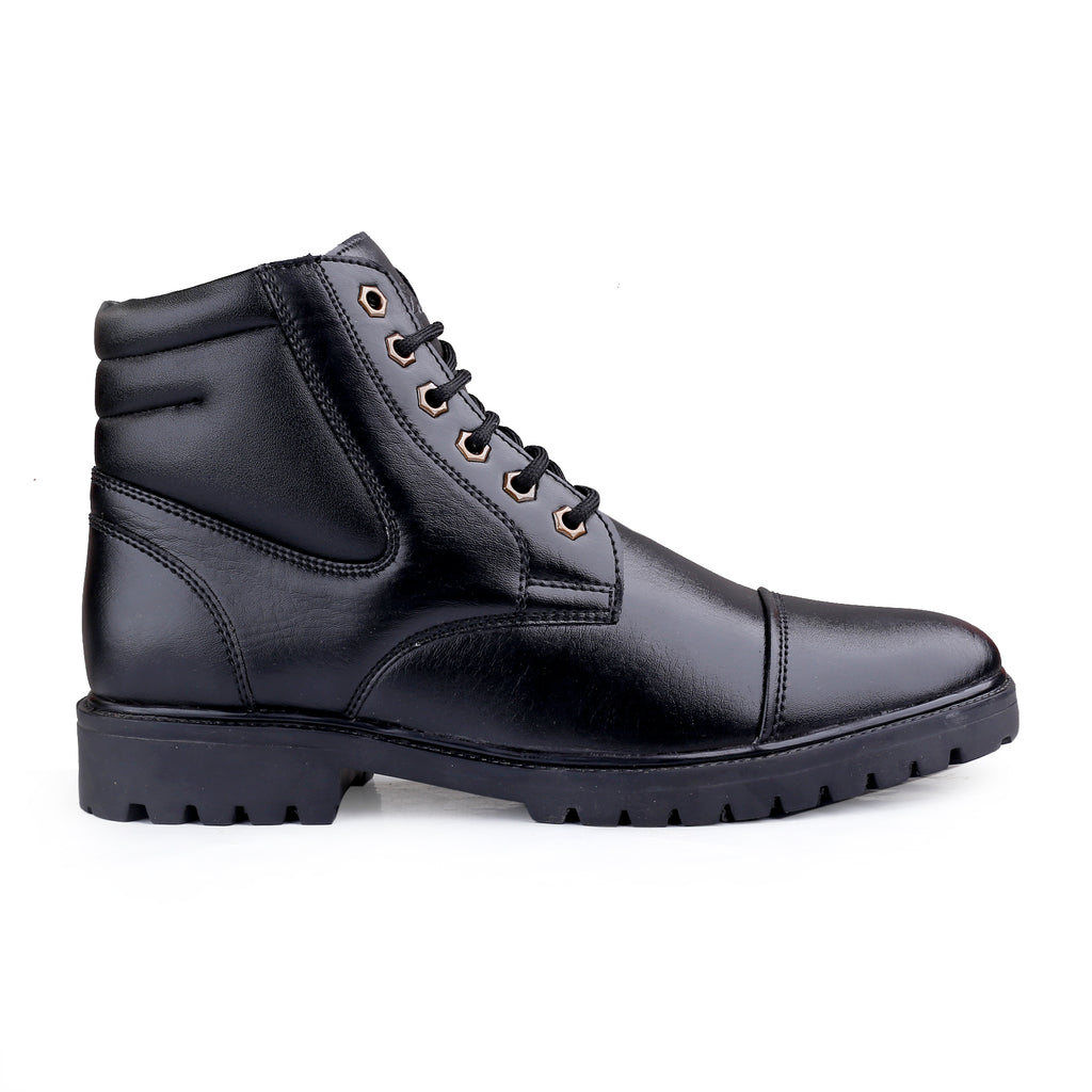 Baxxico Lace-up Ankle Stylish Boots for Men