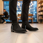 BAXXICO Mens comfortable faux leather boots