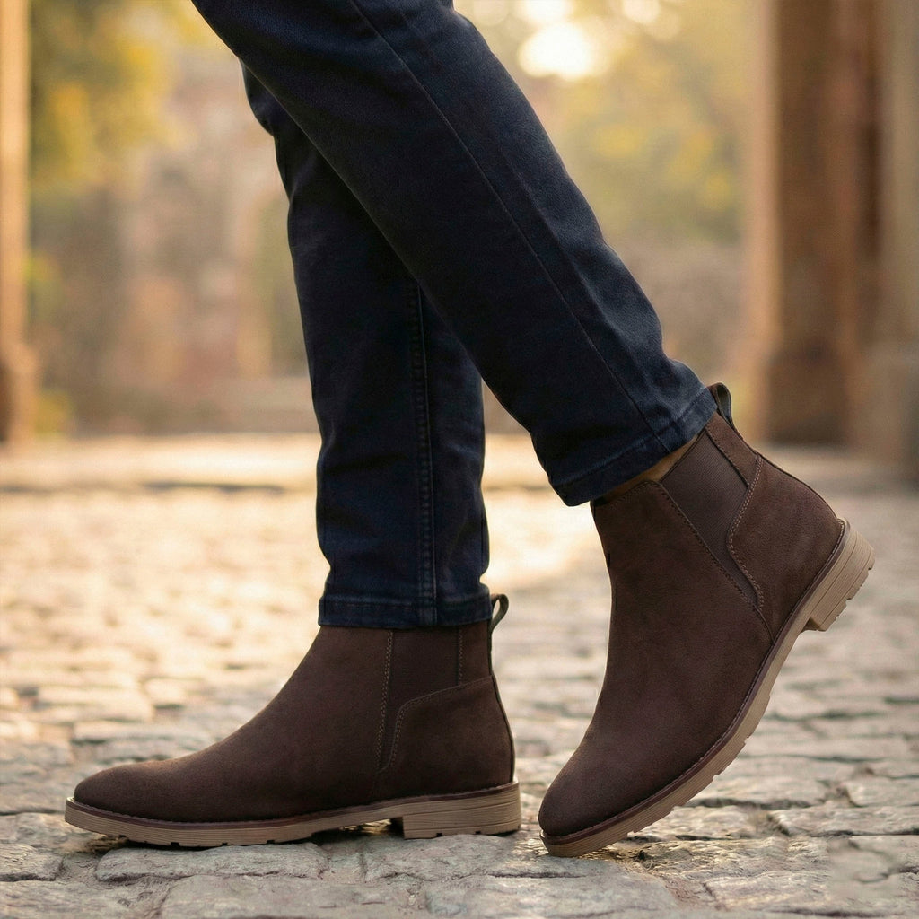 BAXXICO Mens Chelsea Boots Clean Lines Confident Style
