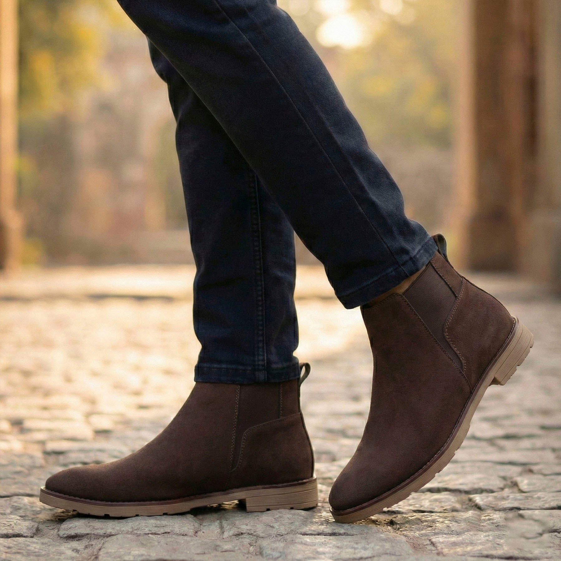 BAXXICO Mens Chelsea Boots Clean Lines Confident Style