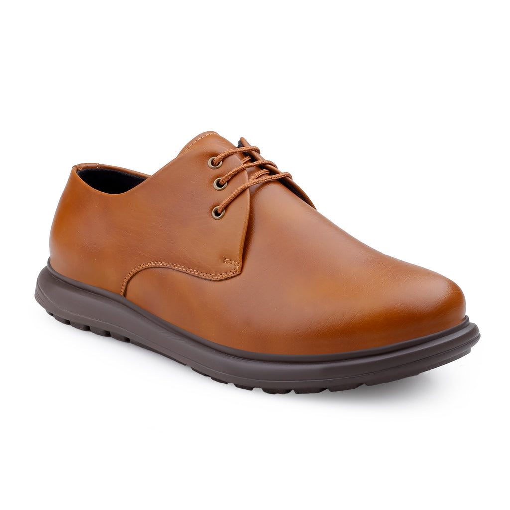BAXXICO Modern Comfort Derby Shoes with Sleek Silhouette & Premium Everyday Wear