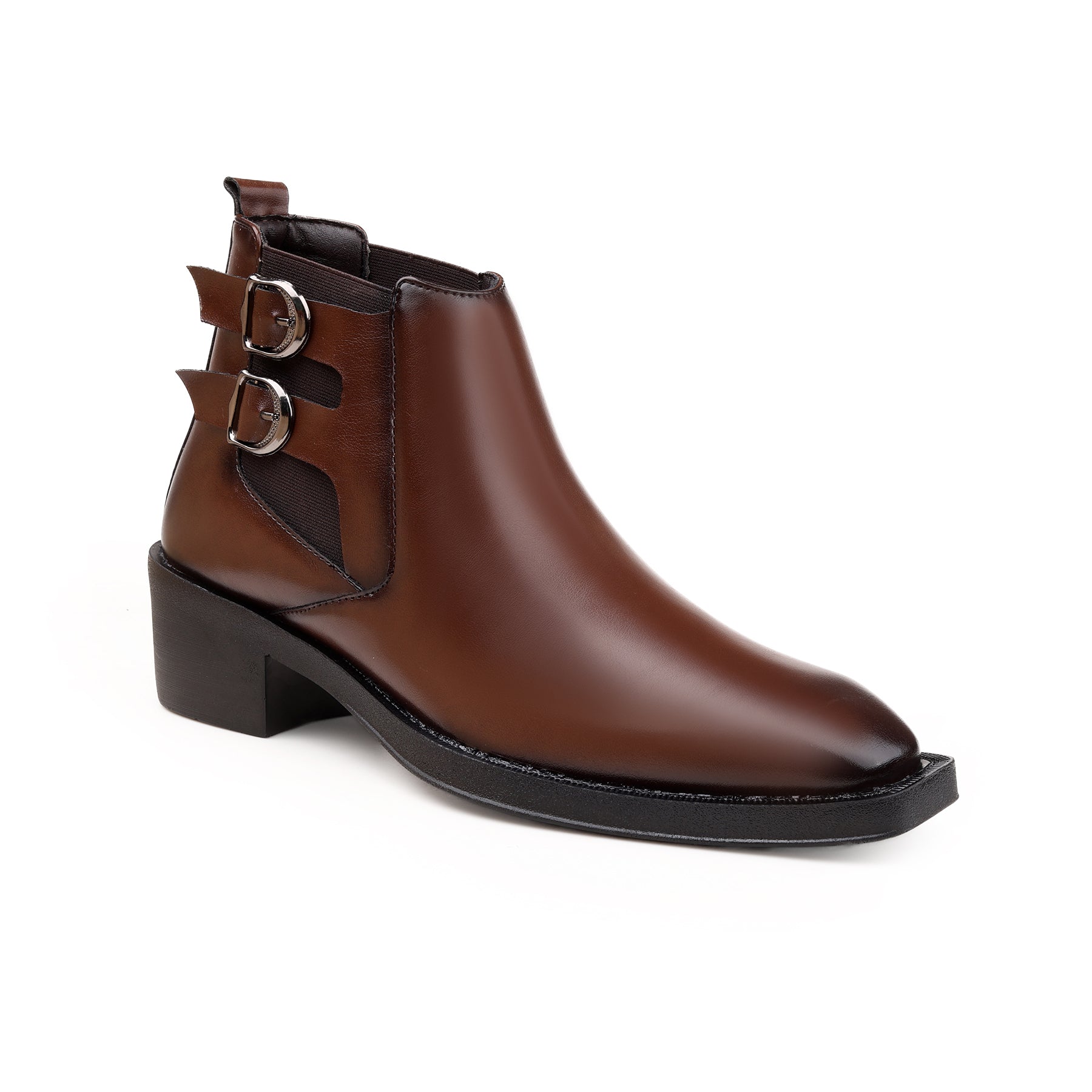 BAXXICO Mens Formal Chelsea Boots Extra Height Lift Comfortable Fashion Boots