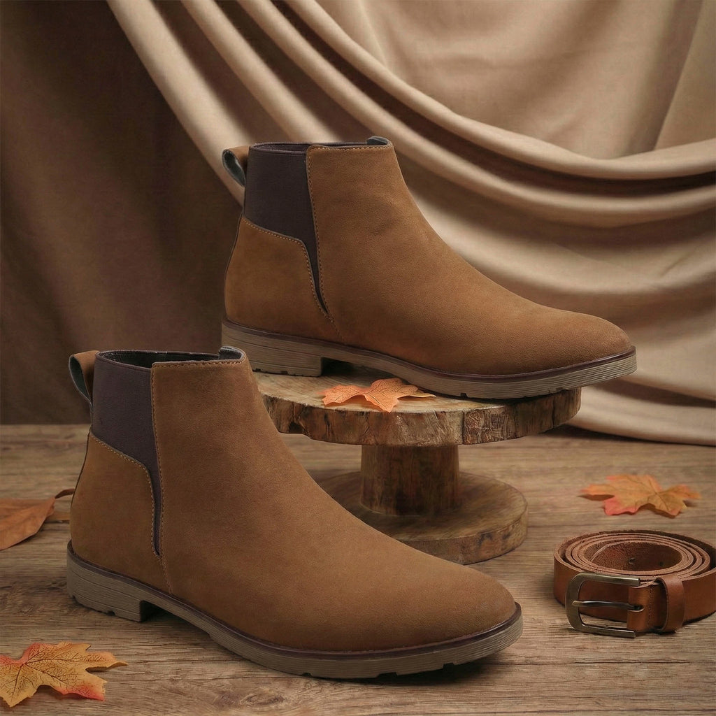 BAXXICO Mens Chelsea Boots Clean Lines Confident Style