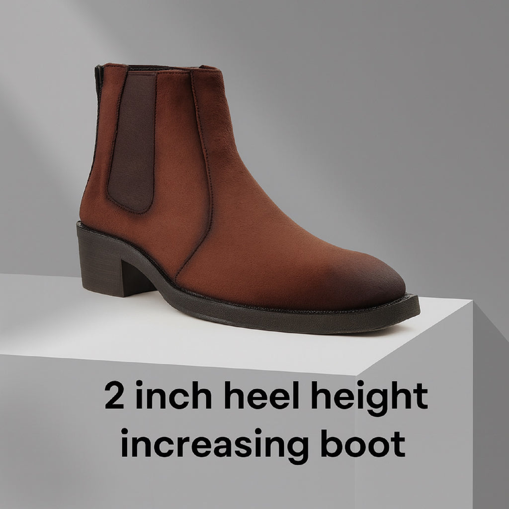 BAXXICO Mens 5–6 CM Invisible Height Boost Boots