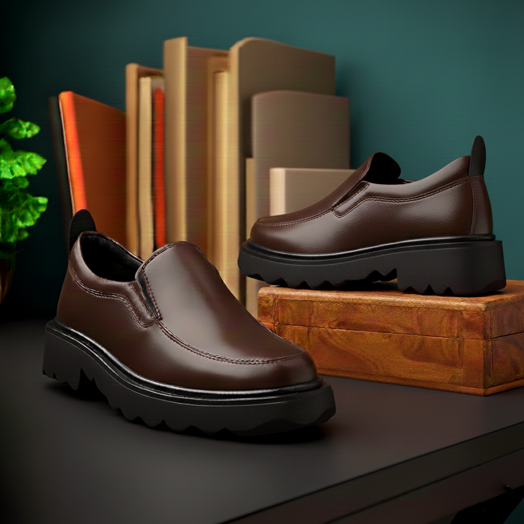 BAXXICO Mens Casual Formal Slip On Shoes Smart & Sophisticated Look