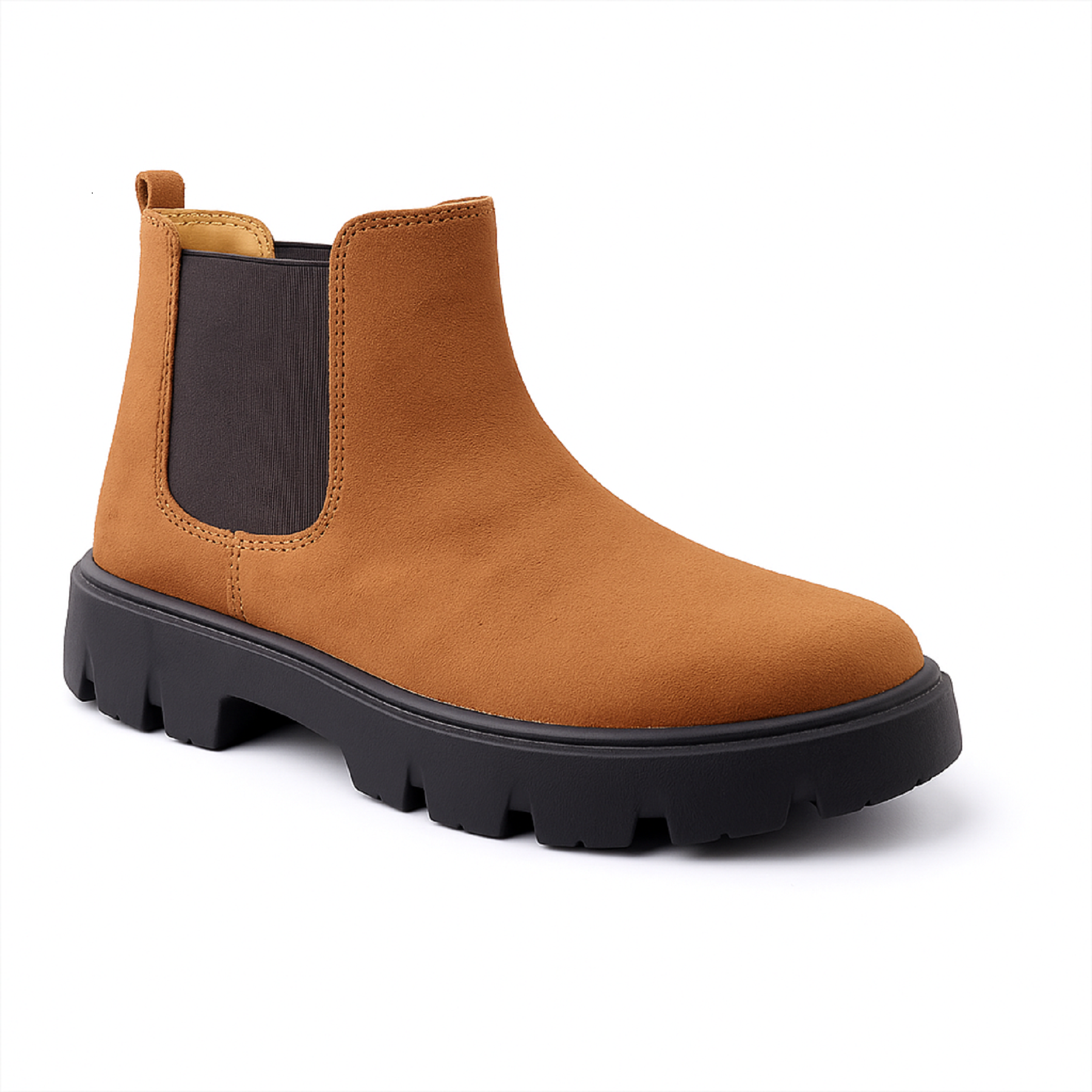 Baxxico Vegan Suede Ultra Comfortable Slip-on Boots for Men