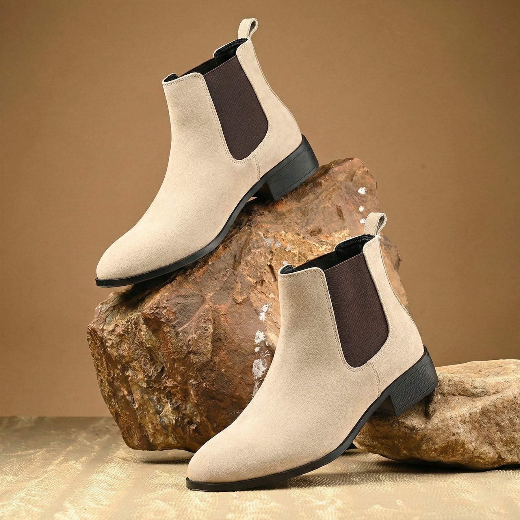 BAXXICO Smart Casual Mens Boots with 4.5cm Heel Height