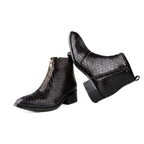 BAXXICO Mens Ankle Boots Stylish Zip Up Boots for Office Travel and Daily Wear
