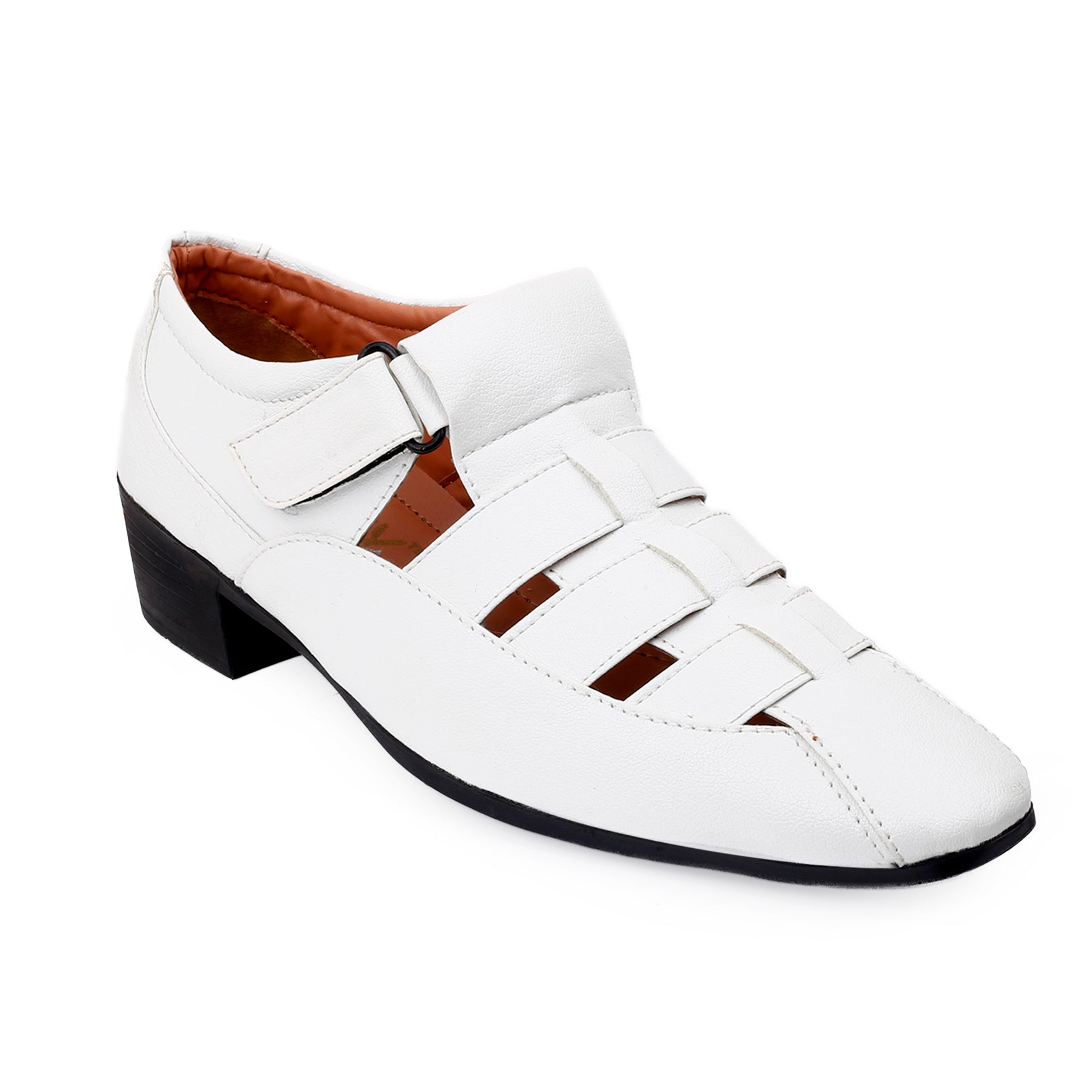 BAXXICO Mens Height Increasing Formal Roman Sandals
