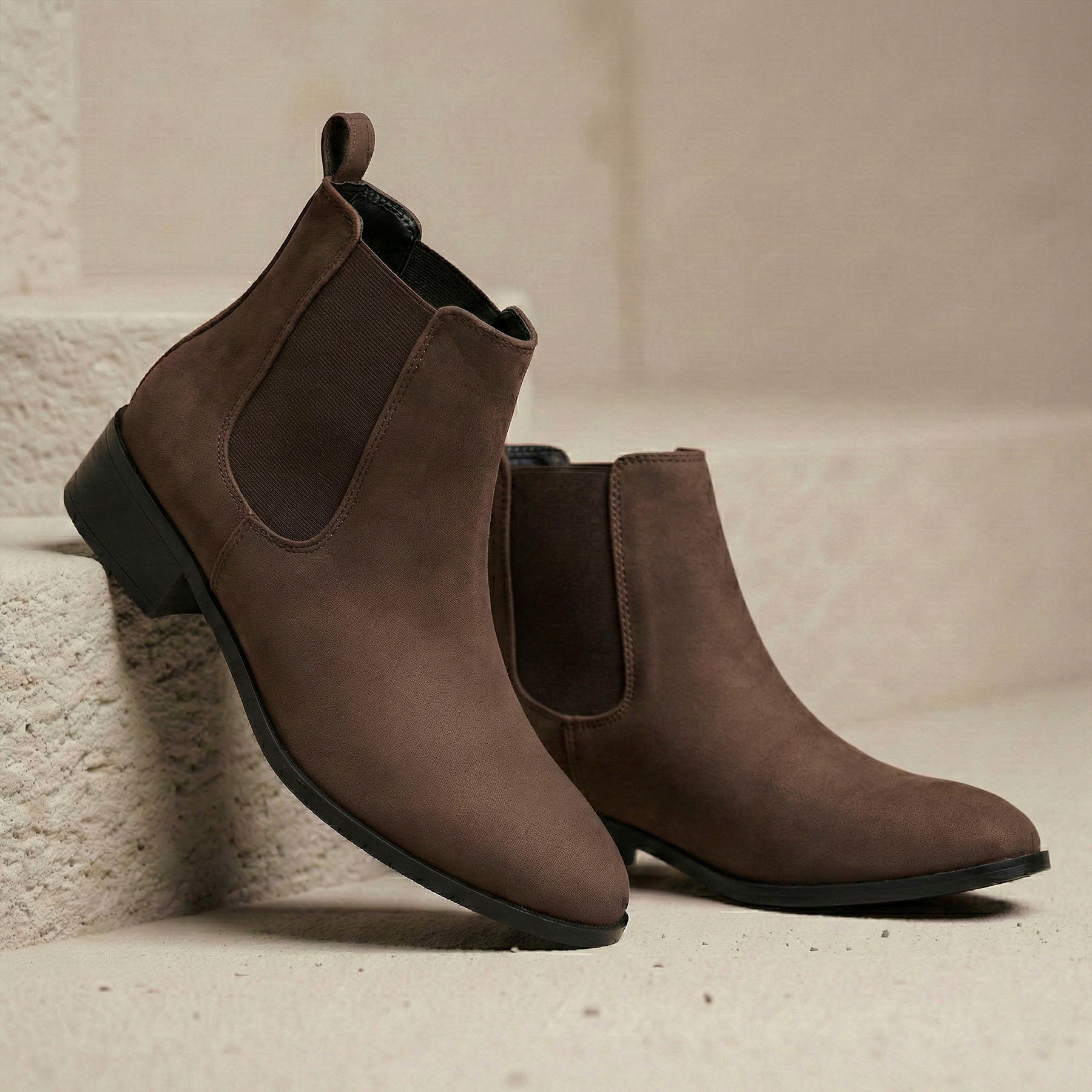 BAXXICO Smart Casual Mens Boots with 4.5cm Heel Height