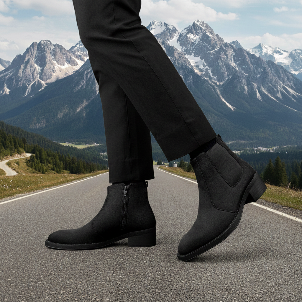 BAXXICO Mens 5–6 CM Invisible Height Boost Boots