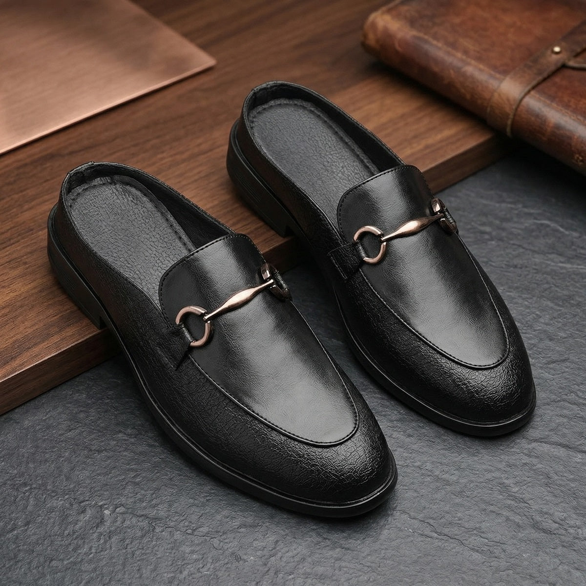 BAXXICO Premium Mule Loafers for Smart Everyday Fashion