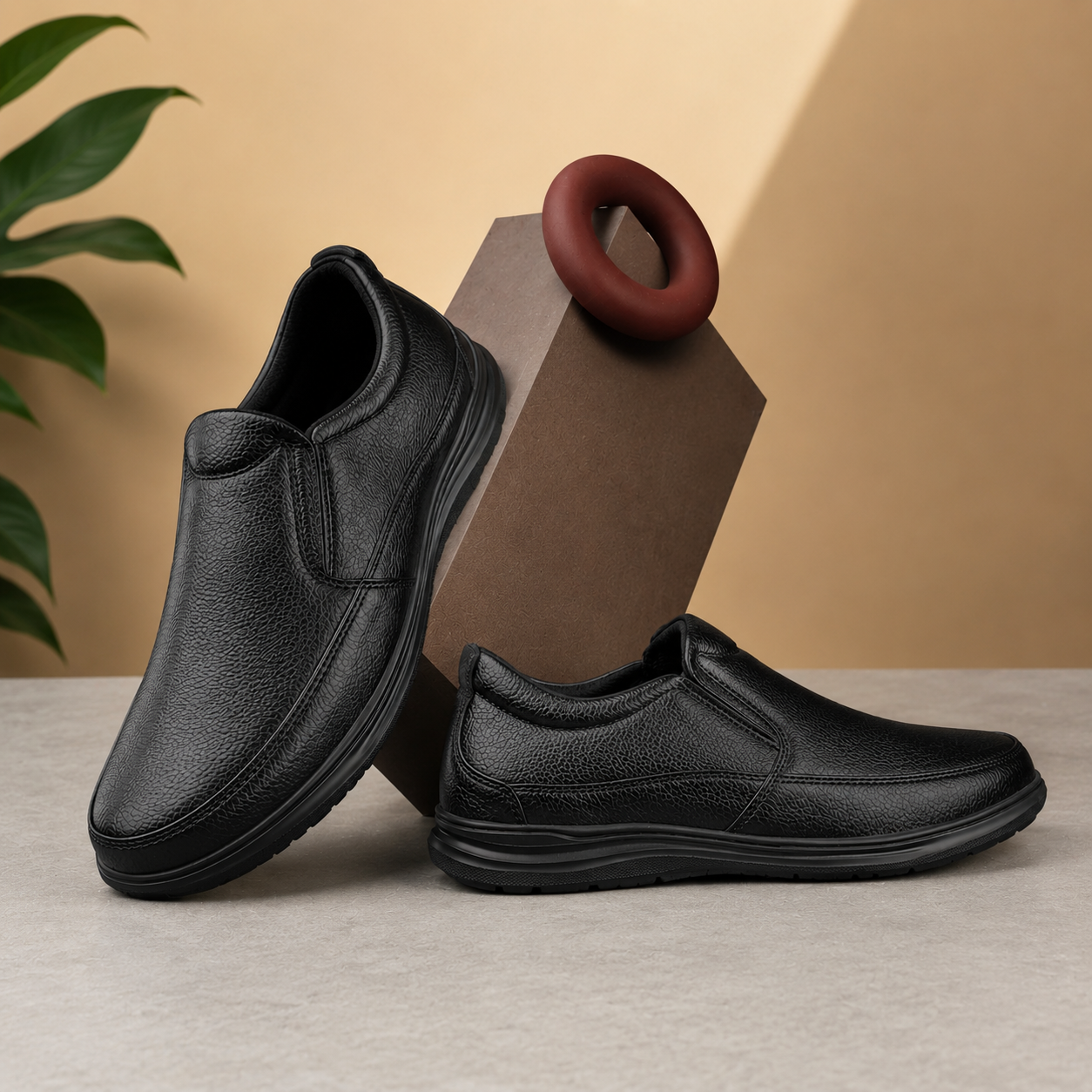 BAXXICO Mens Premium Comfort Slip On Shoes