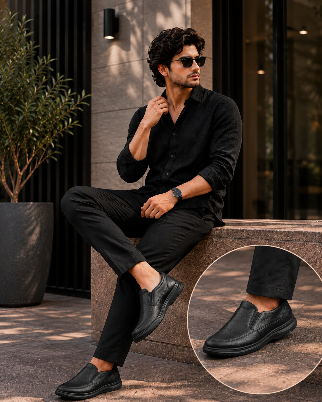 BAXXICO Mens Premium Comfort Slip On Shoes