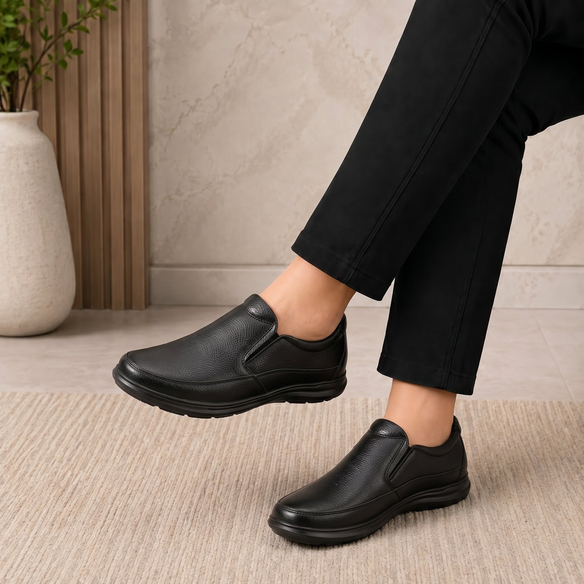 BAXXICO Mens Premium Comfort Slip On Shoes