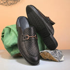 BAXXICO Premium Faux Leather Slip On Mule Loafers for Men