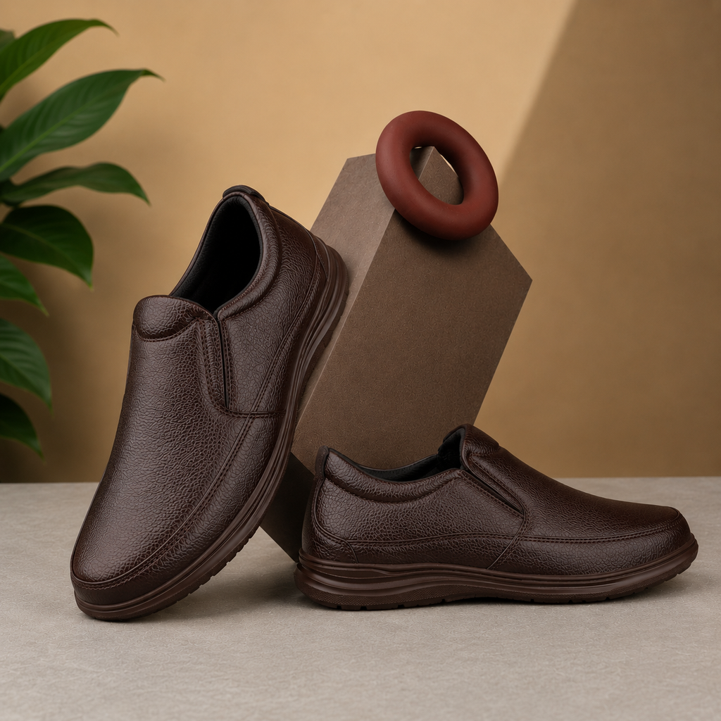 BAXXICO Mens Premium Comfort Slip On Shoes