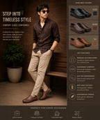 BAXXICO Mens Premium Comfort Slip On Shoes