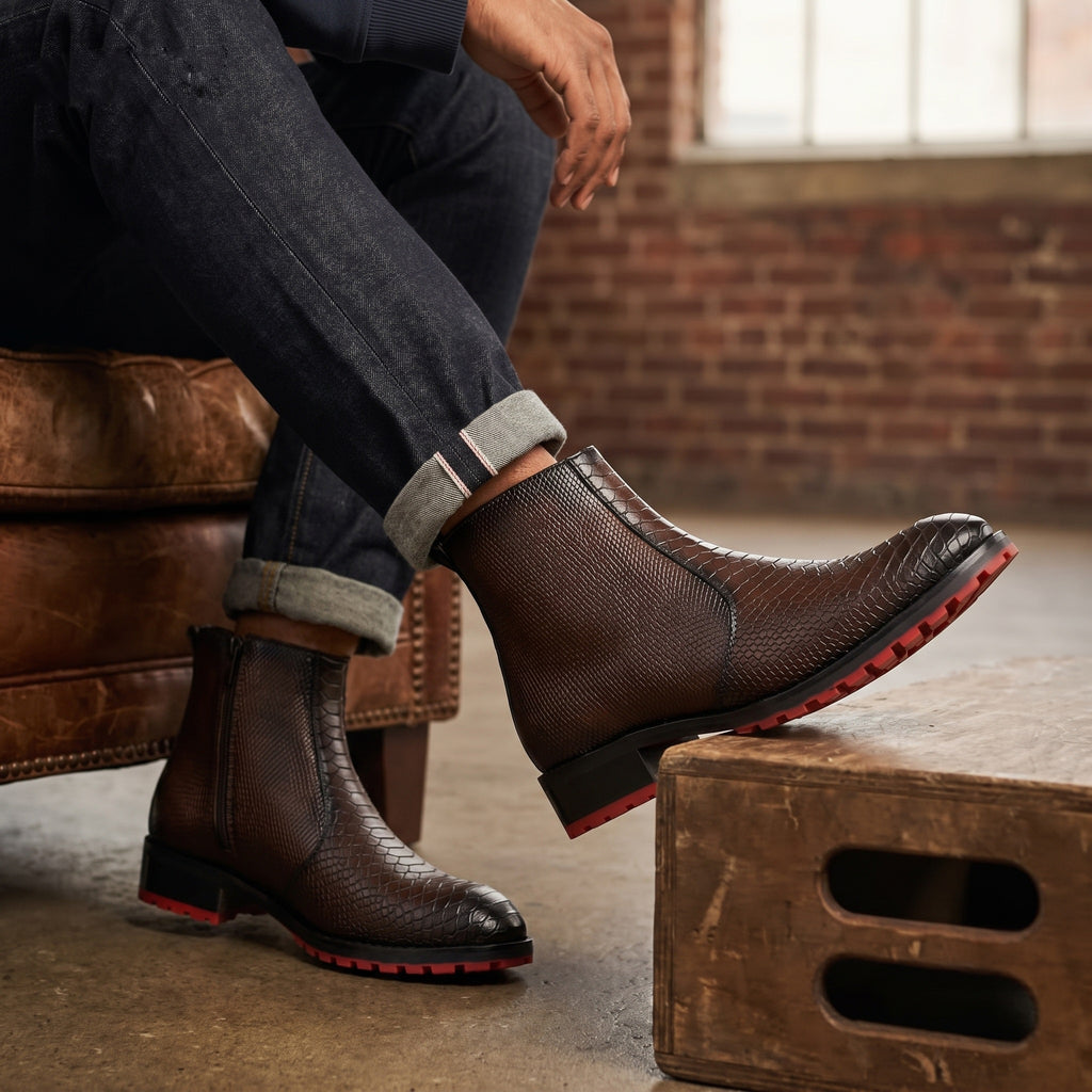BAXXICO Modern Mens Boots Crafted for Confidence Style & Presence
