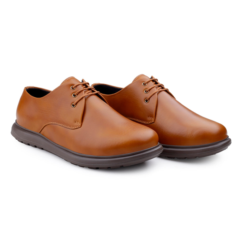 BAXXICO Modern Comfort Derby Shoes with Sleek Silhouette & Premium Everyday Wear