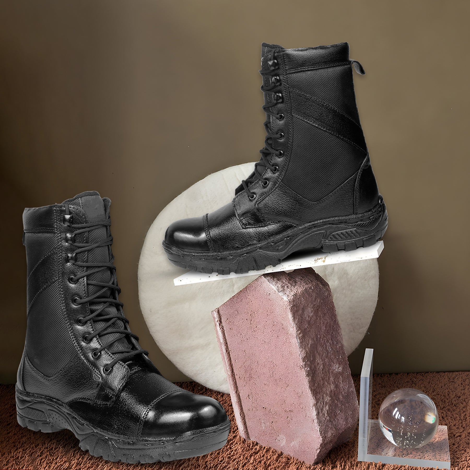 BAXXICO High Ankle Army Boots For Men