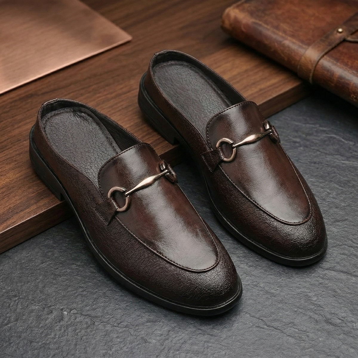 BAXXICO Premium Mule Loafers for Smart Everyday Fashion