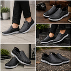 BAXXICO Mens Smart Comfort Slip On Shoes for All Day Wear