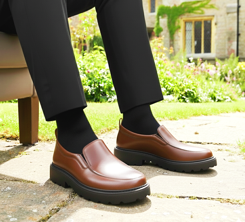 BAXXICO Mens Casual Formal Slip On Shoes Smart & Sophisticated Look