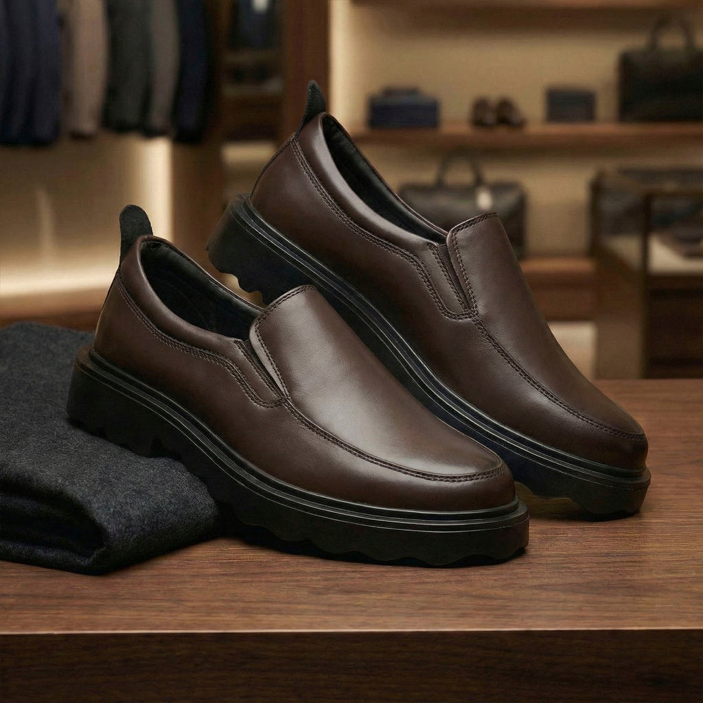 BAXXICO Mens Casual Formal Slip On Shoes Smart & Sophisticated Look