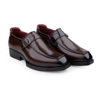 Baxxico Mens Premium Classic Slip On Monk Strap Shoes