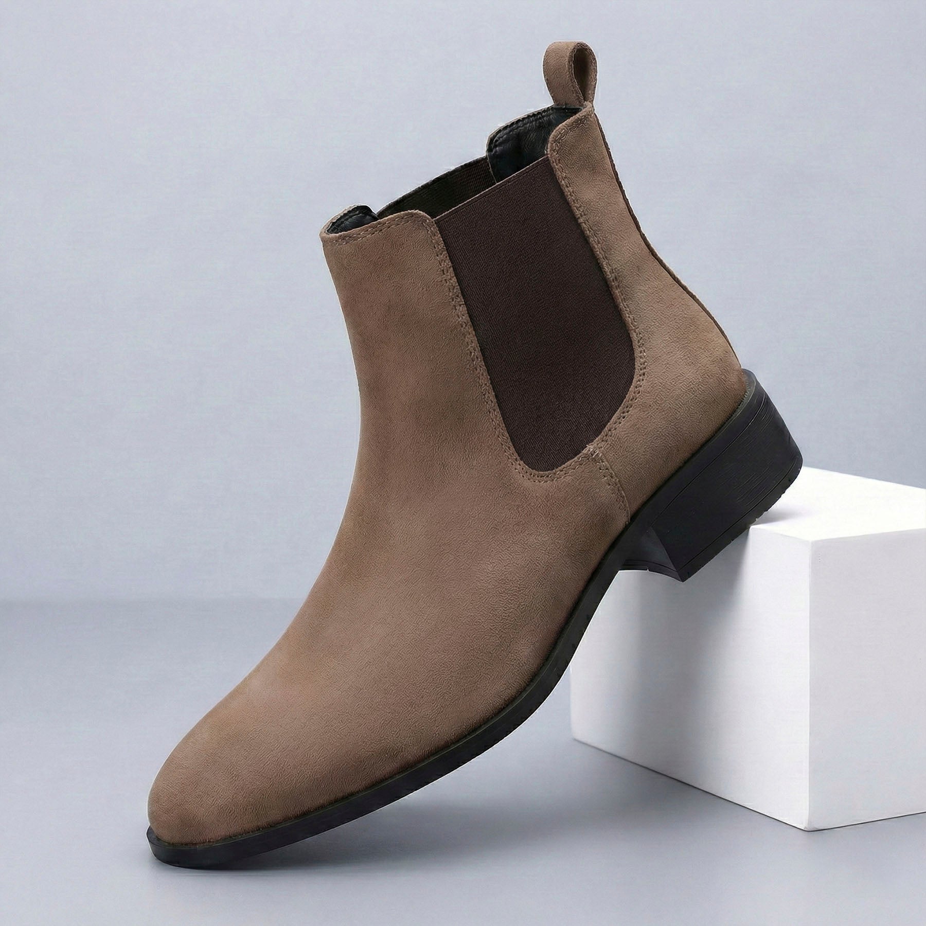 BAXXICO Smart Casual Mens Boots with 4.5cm Heel Height