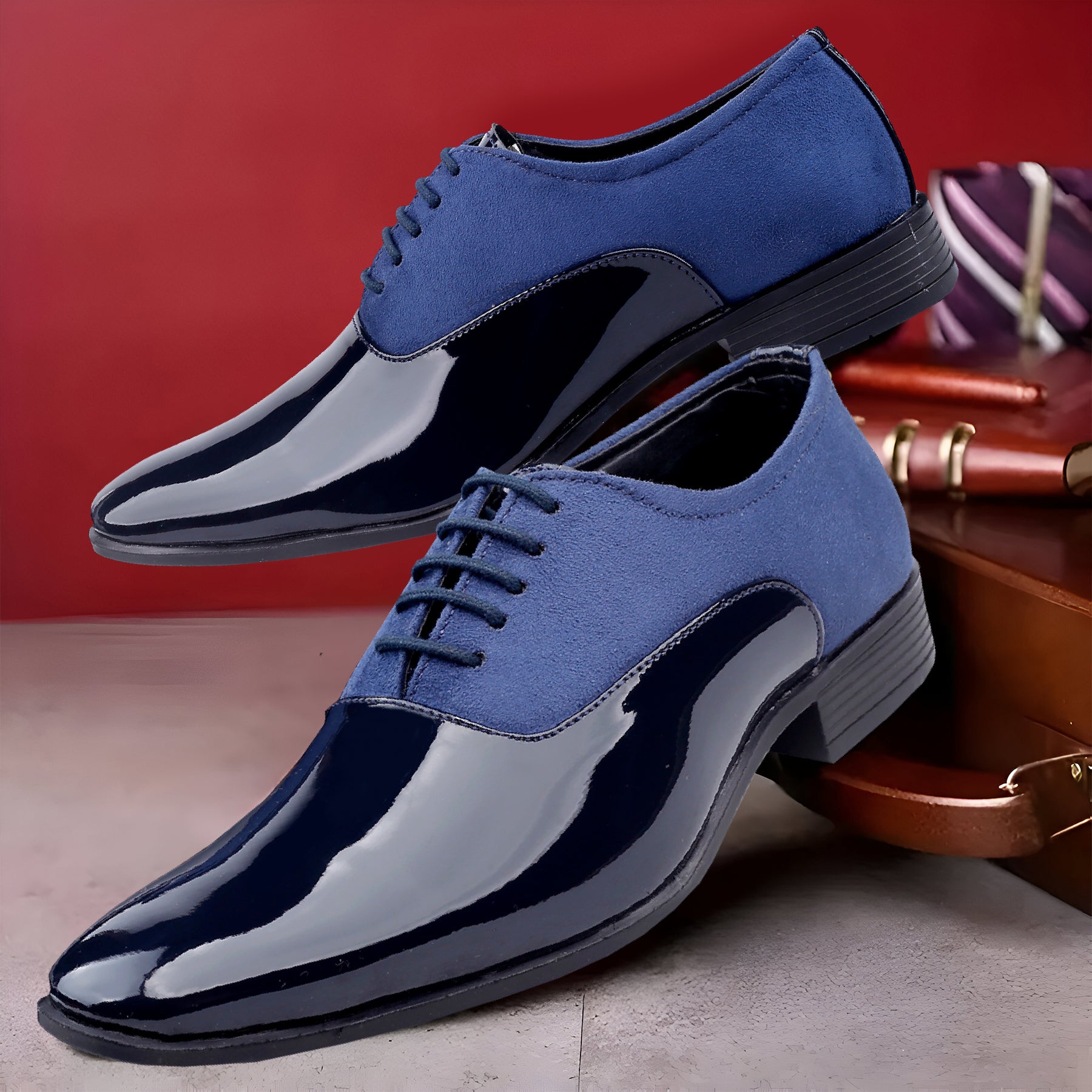 BAXXICO Party Wear And Semi Formal Lace up Shoes For All Seasons