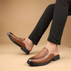 BAXXICO Luxury Slip On Mule Shoes for Smart Casual and Party Looks