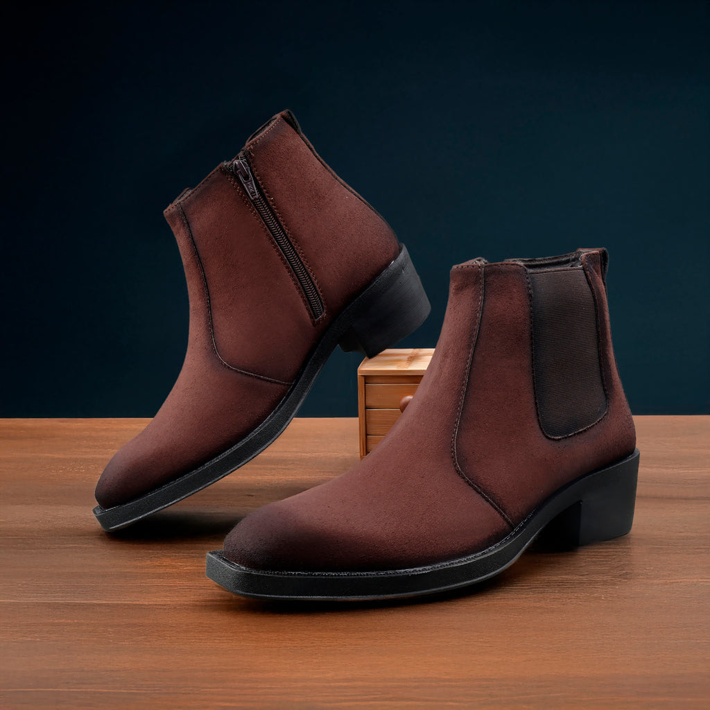 BAXXICO Mens 5–6 CM Invisible Height Boost Boots