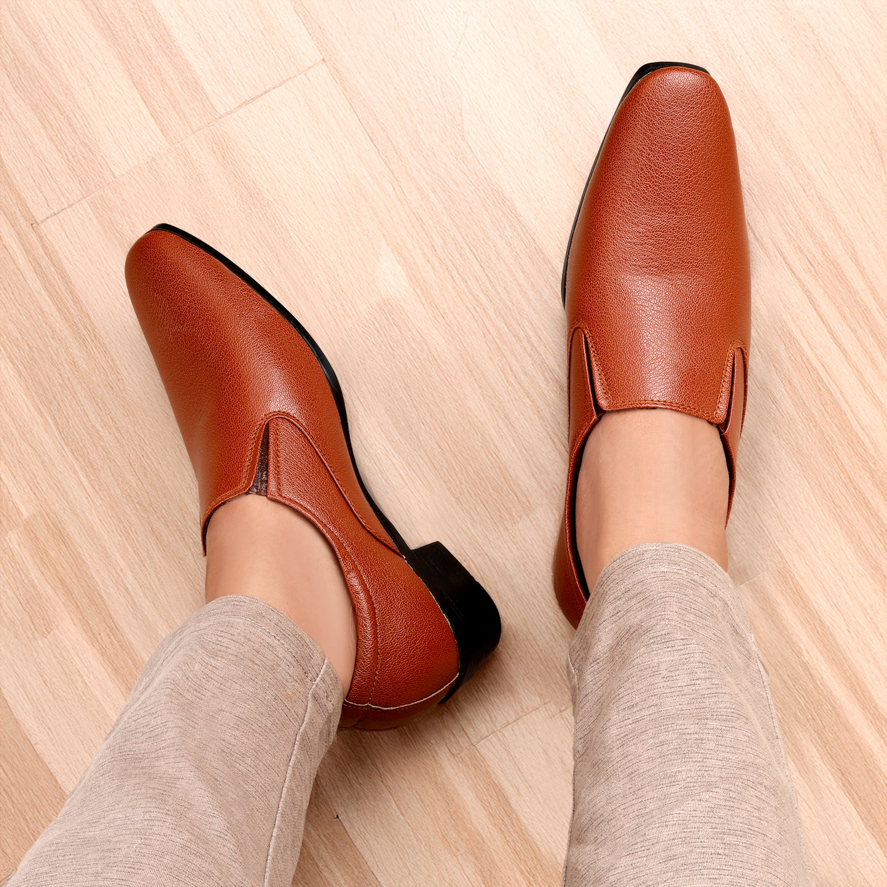 BAXXICO Height Increasing Elevator Slip-on Formal Shoes for Men