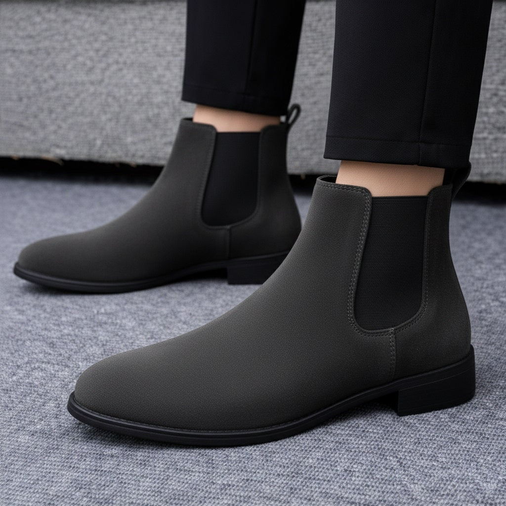 BAXXICO Smart Casual Mens Boots with 4.5cm Heel Height