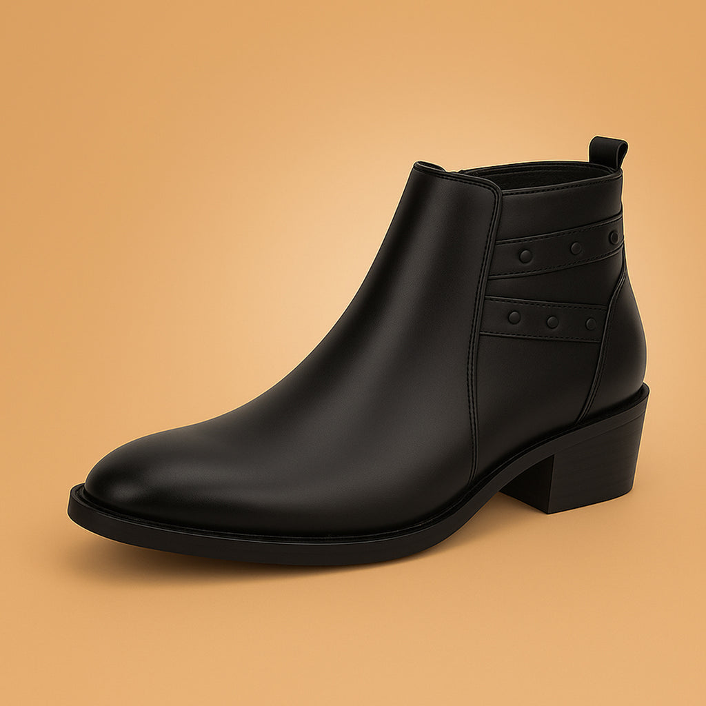 BAXXICO 2 Inch Height Lift Boots Stylish Elevator Footwear for Men