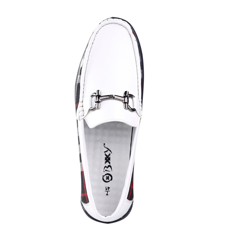 BAXXICO Stylish And Comfortable Checker Loafers for Men