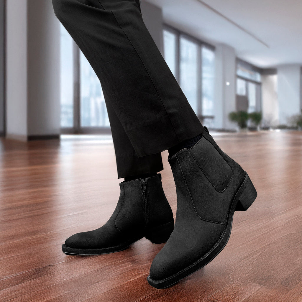 BAXXICO Mens 5–6 CM Invisible Height Boost Boots