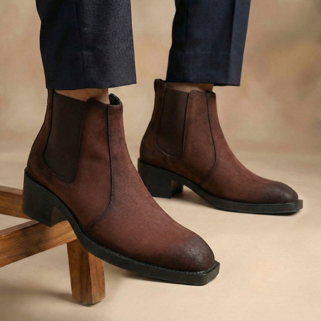 BAXXICO Mens 5–6 CM Invisible Height Boost Boots