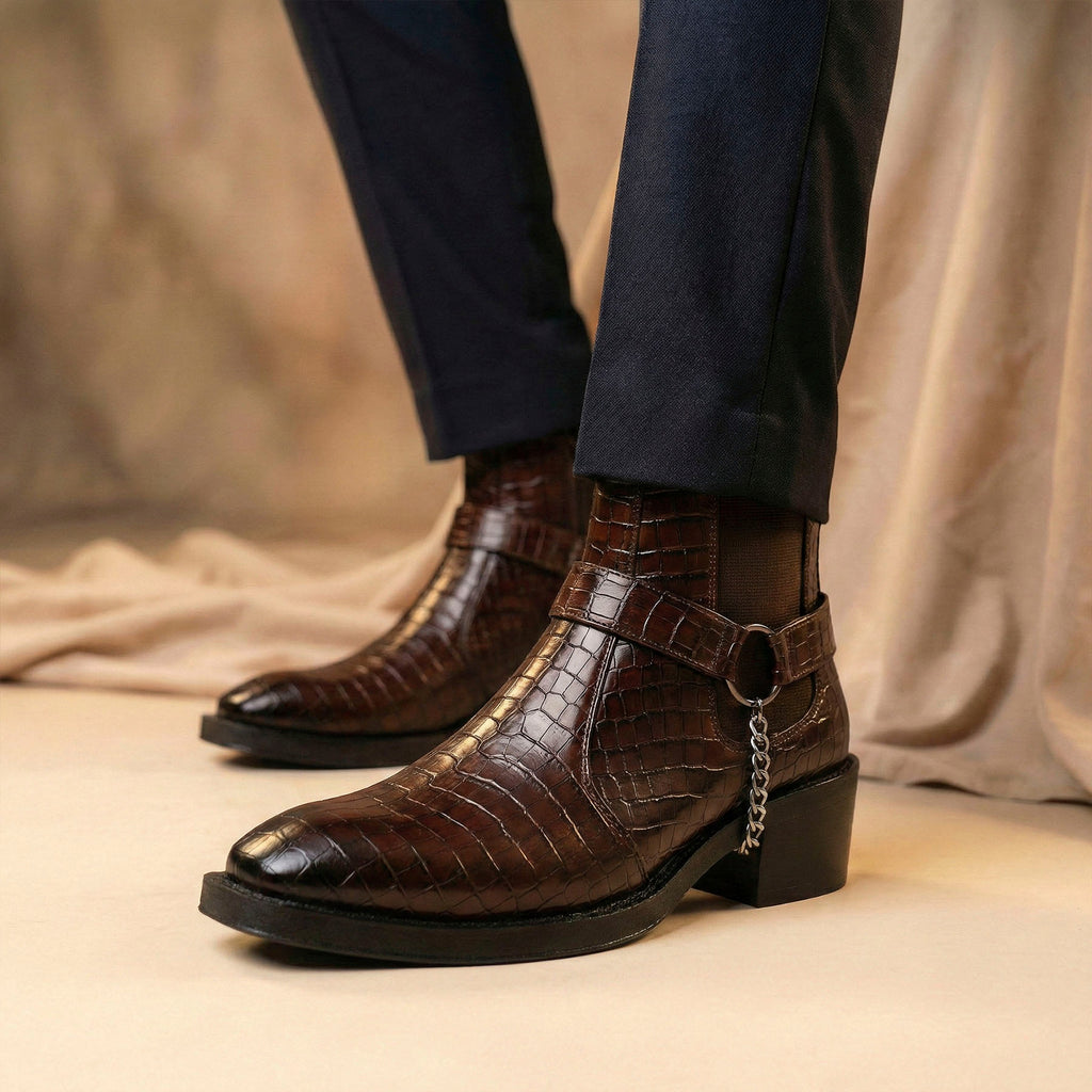 BAXXICO Mens HiddenLift Boots 5-6 CM Elevation