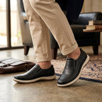 BAXXICO Mens Casual Slip On Shoes Durable Comfort for Office and Walking