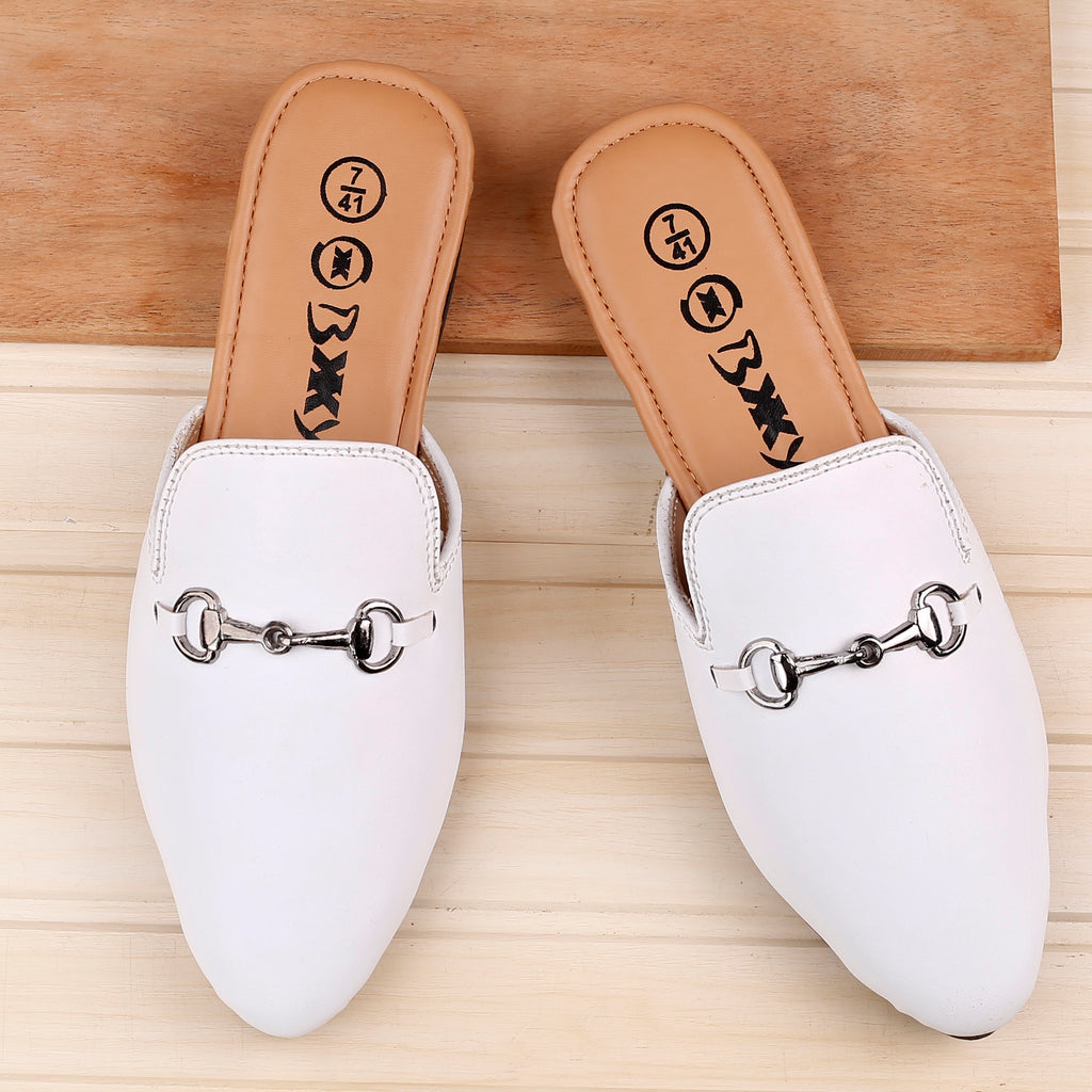 BAXXICO Mens Vegan Leather Material Latest Stylish Mules
