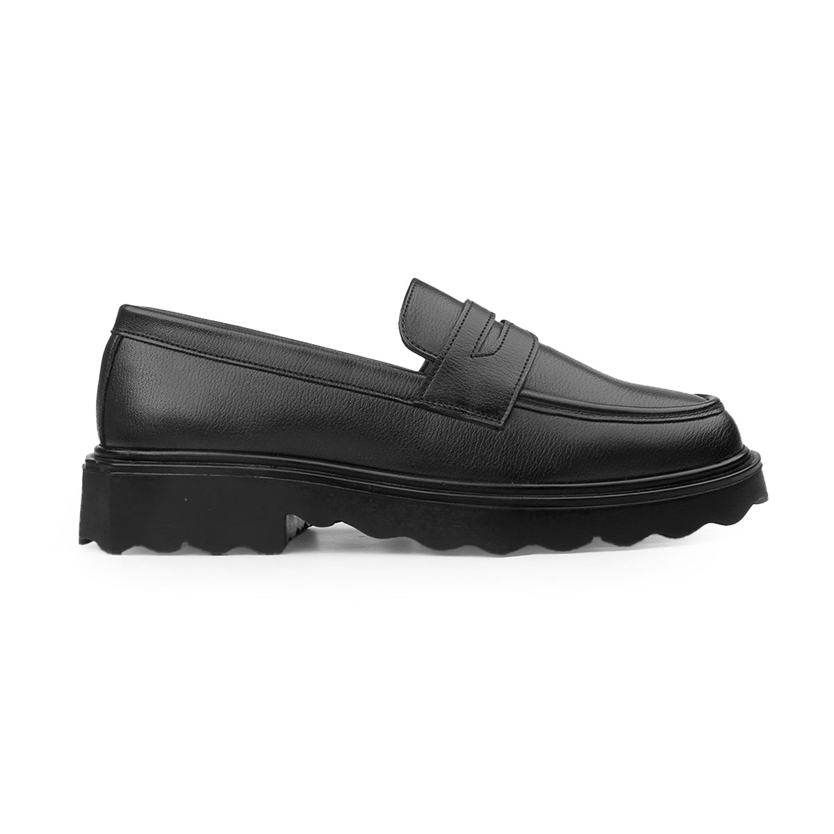 BAXXICO Stylish Black Loafers Crafted for Comfort & Bold Personality