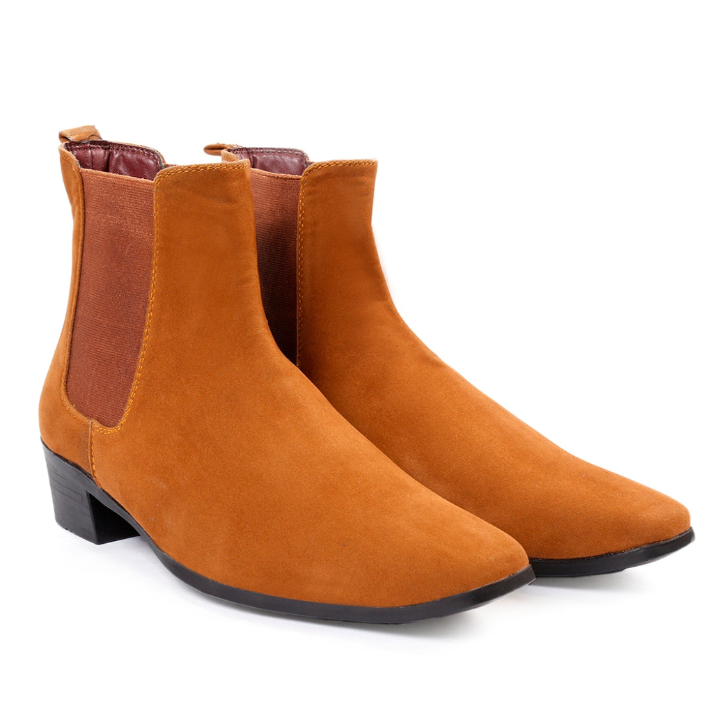 Mens Elevator Boots Stylish Height Increasing Design