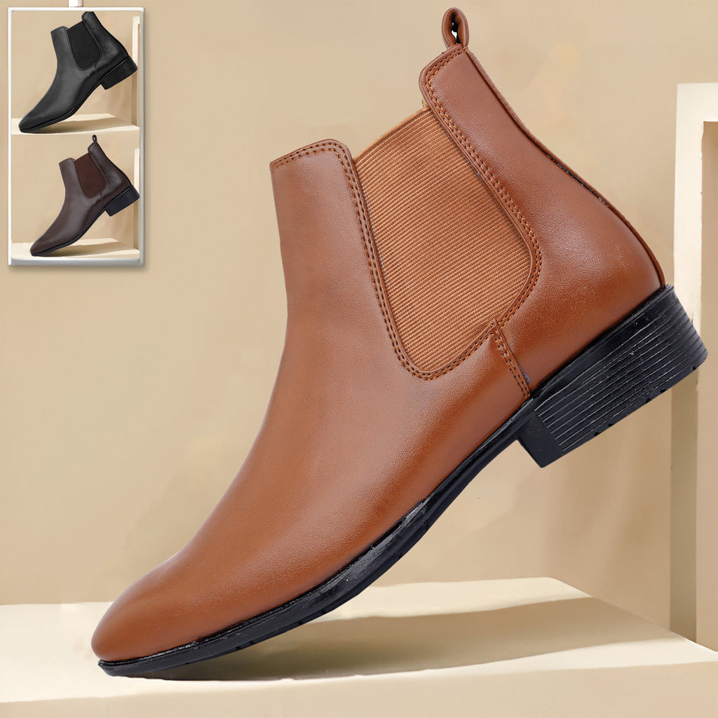 BAXXICO High end Fashionable Chelsea Boots for Men